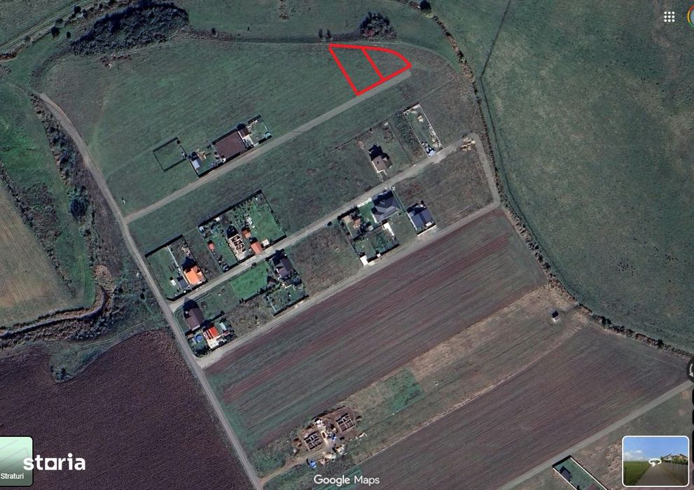 Parcele de teren 442 mp si 520 mp Sanpetru Str. George Cosbuc