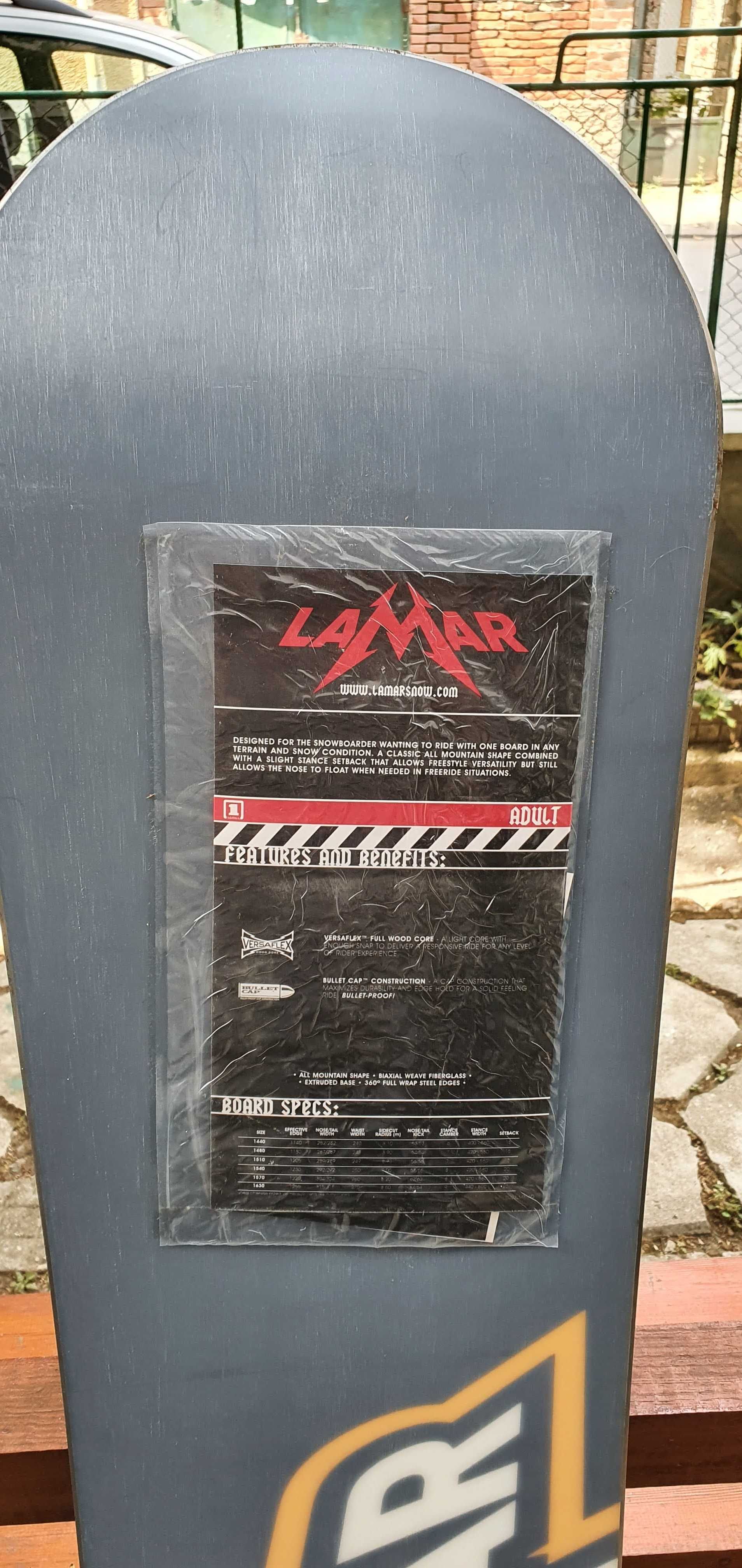 Сноуборд Lamar Canada Snowboard 150 см.