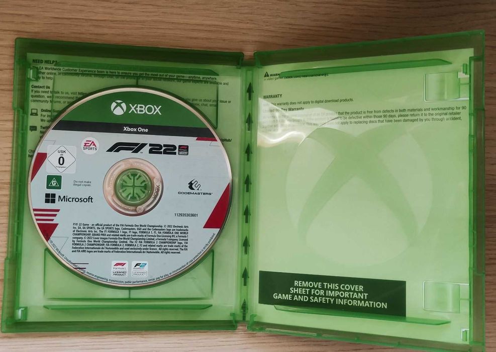 Оригинална нова видеоигра F1 22 за Xbox One