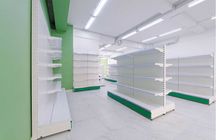 Стеллаж металлический сборный, полка стеллаж, полка металлическая smts