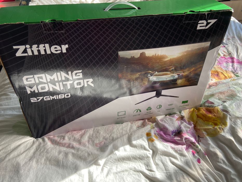 продам монитор ziffler 27 200hz изогнутый