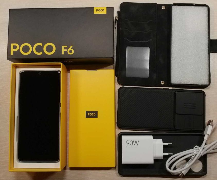 Xiaomi Poco F6 12GB/512GB 120Hz 90W гаранция