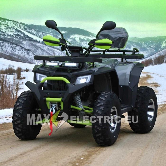 Бензиново АТВ/ATV 250cc/250 кубика RockHunter с лебедка Gray/Green