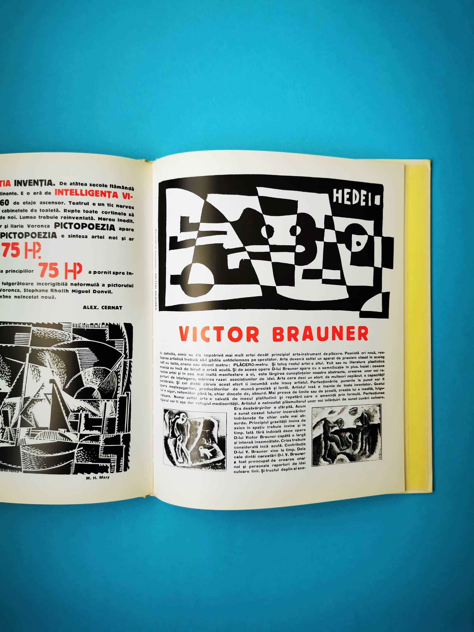 Victor Brauner 75HP catalog album carte avantgarda Jean Michel Place