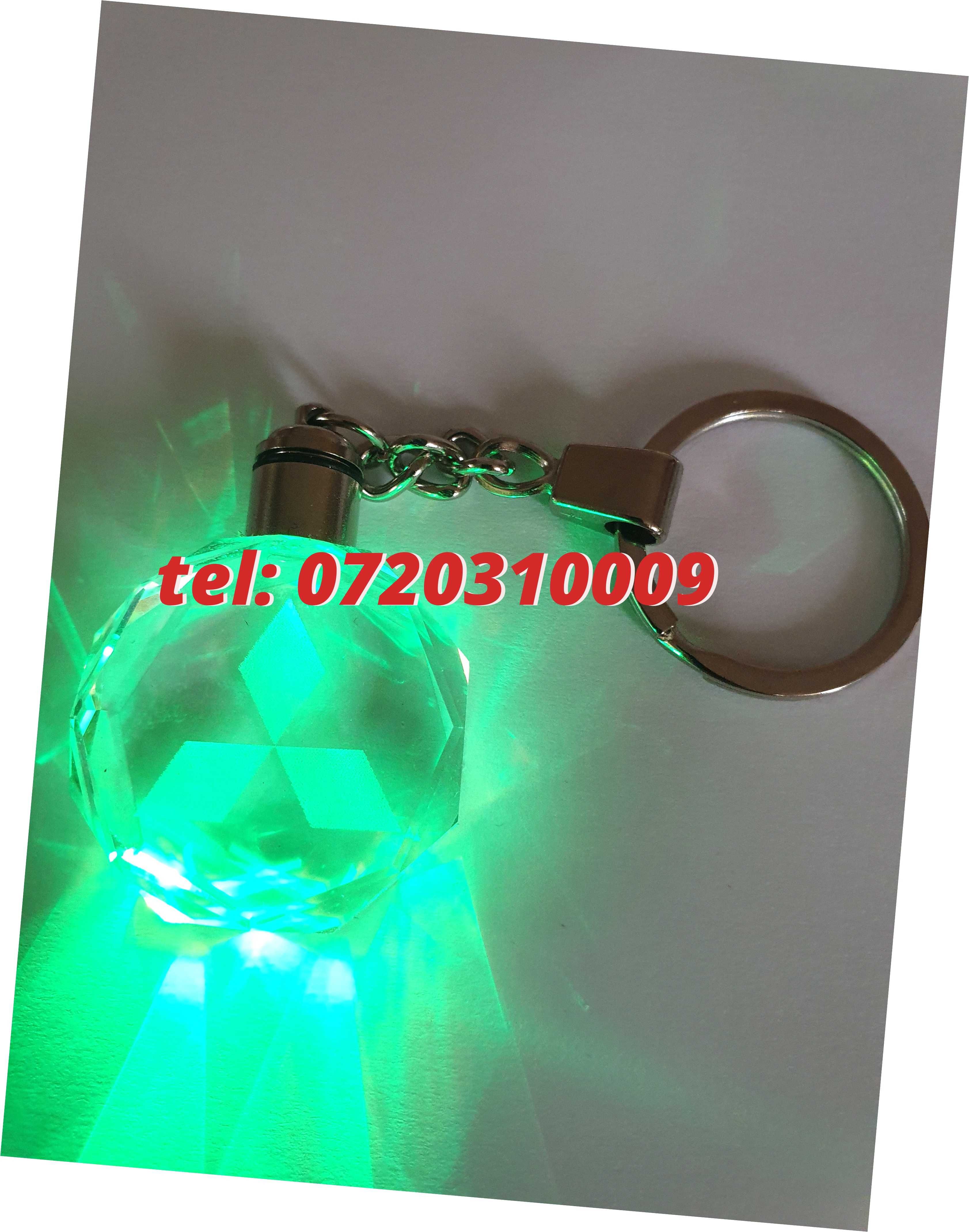 Breloc Sticla Cu Led 6 Culori Mitsubishi