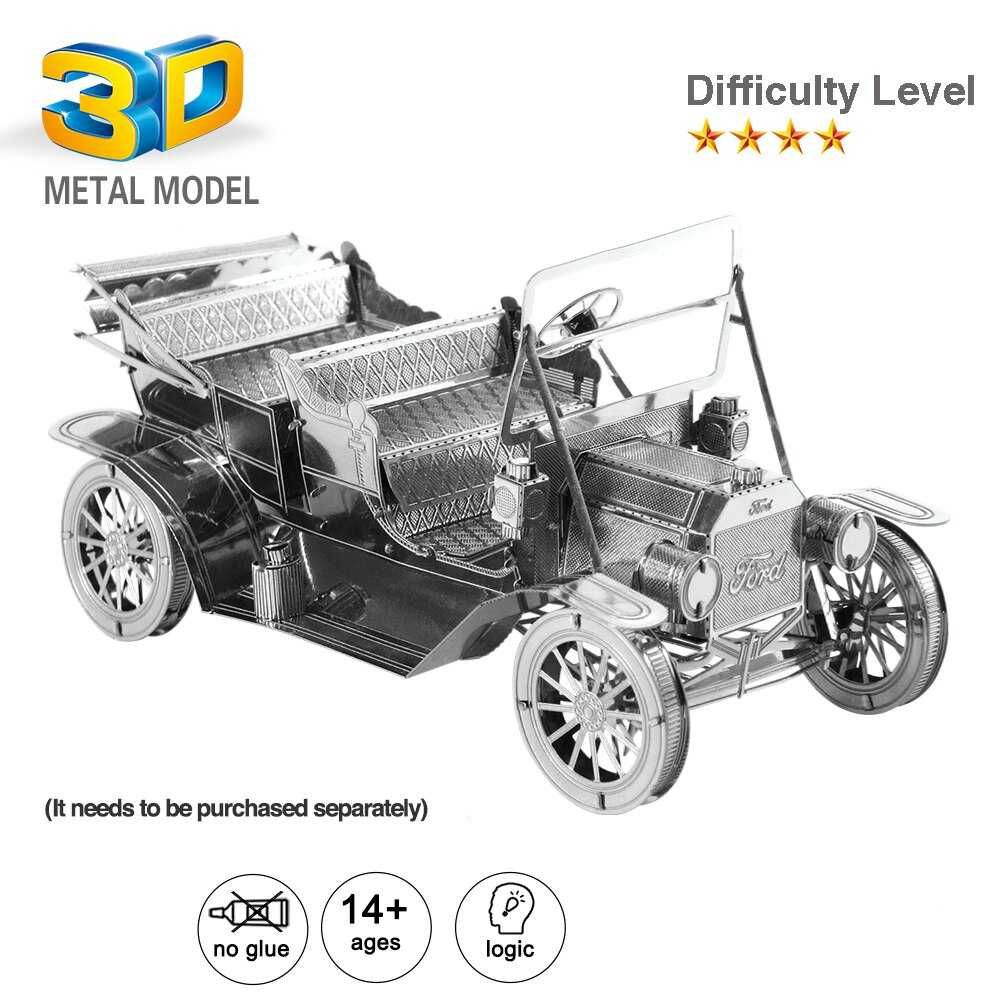 Puzzle 3D din oțel inoxidabil Ford. Jucării de colecție