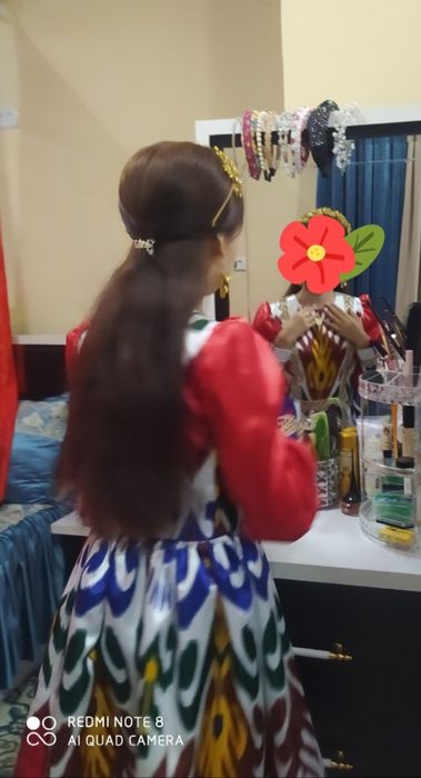 Atlas ko'ylak lozim, obodok ziragi bilan beraman