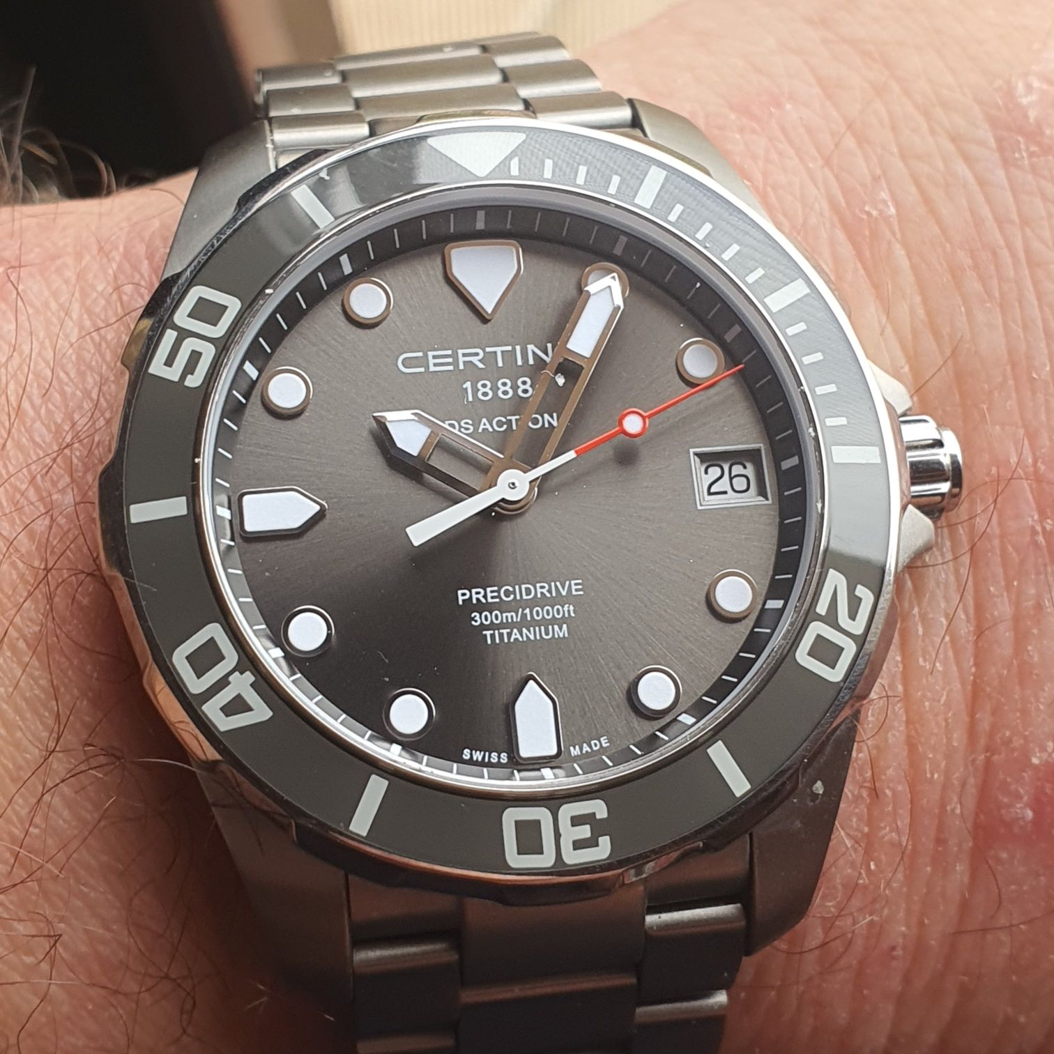 Certina DS Action Titanium Diver 41mm. Nu fac schimburi.