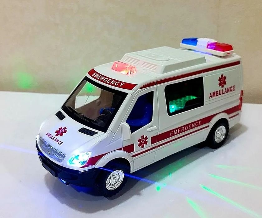 Линейка играчка със звуци и мигащи светлини Bump & Go