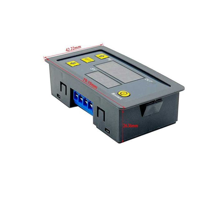 Реле за време цикличен таймер програматор 220V 20A