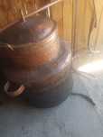 Cazan 85L de făcut rachiu/pălincă/țuică din aramă (cupru pur)