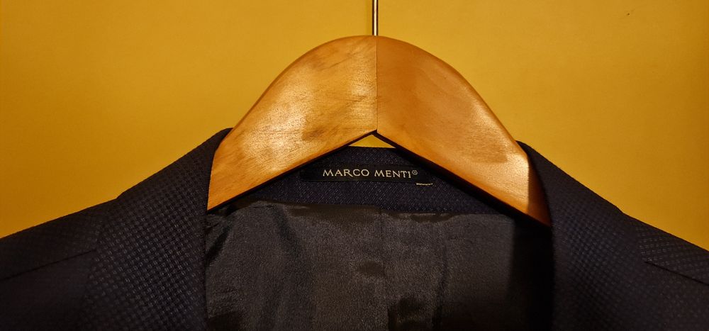 Costum barbati albastru electric