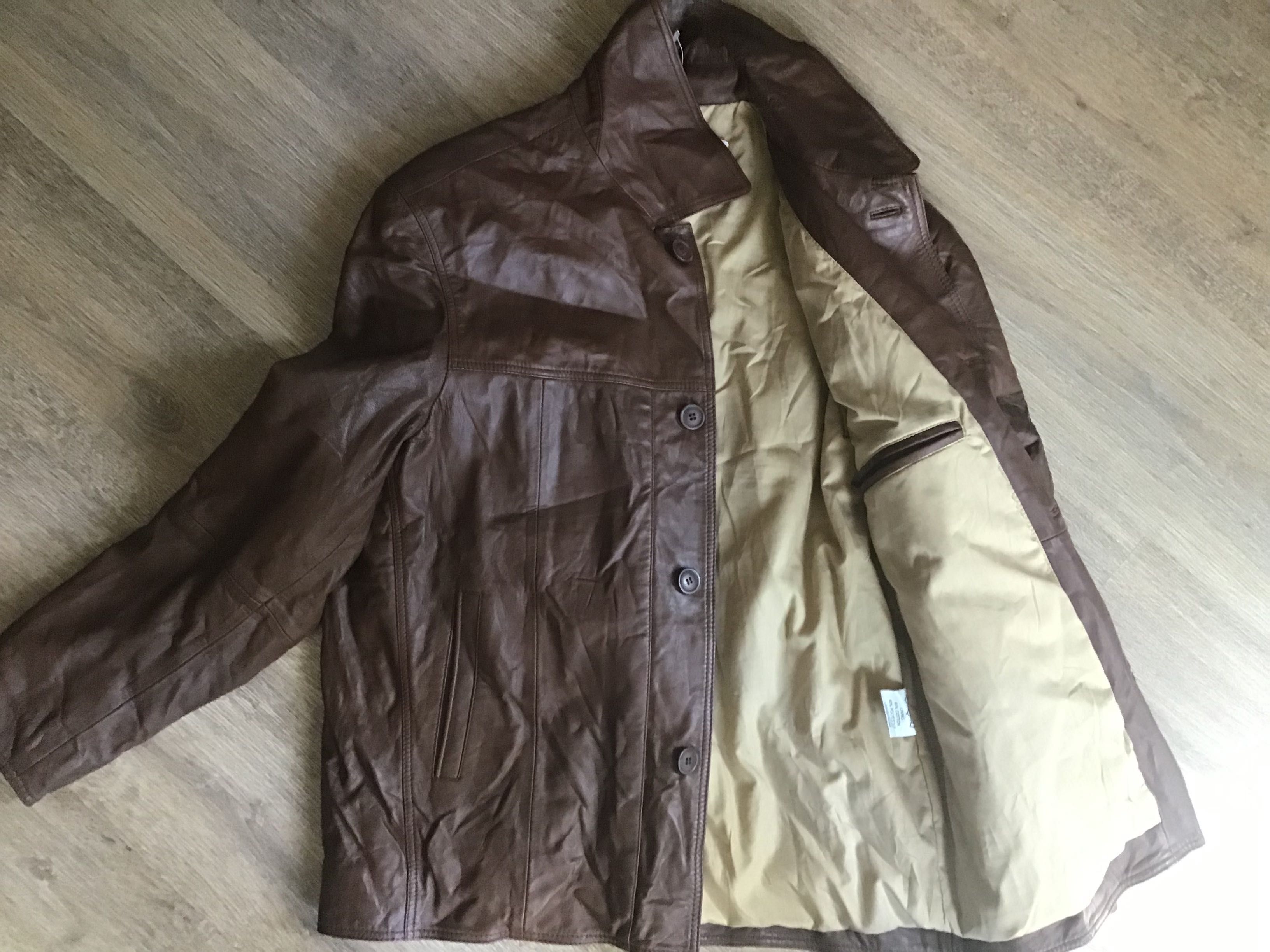 Кожено яке естествена кожа Zara