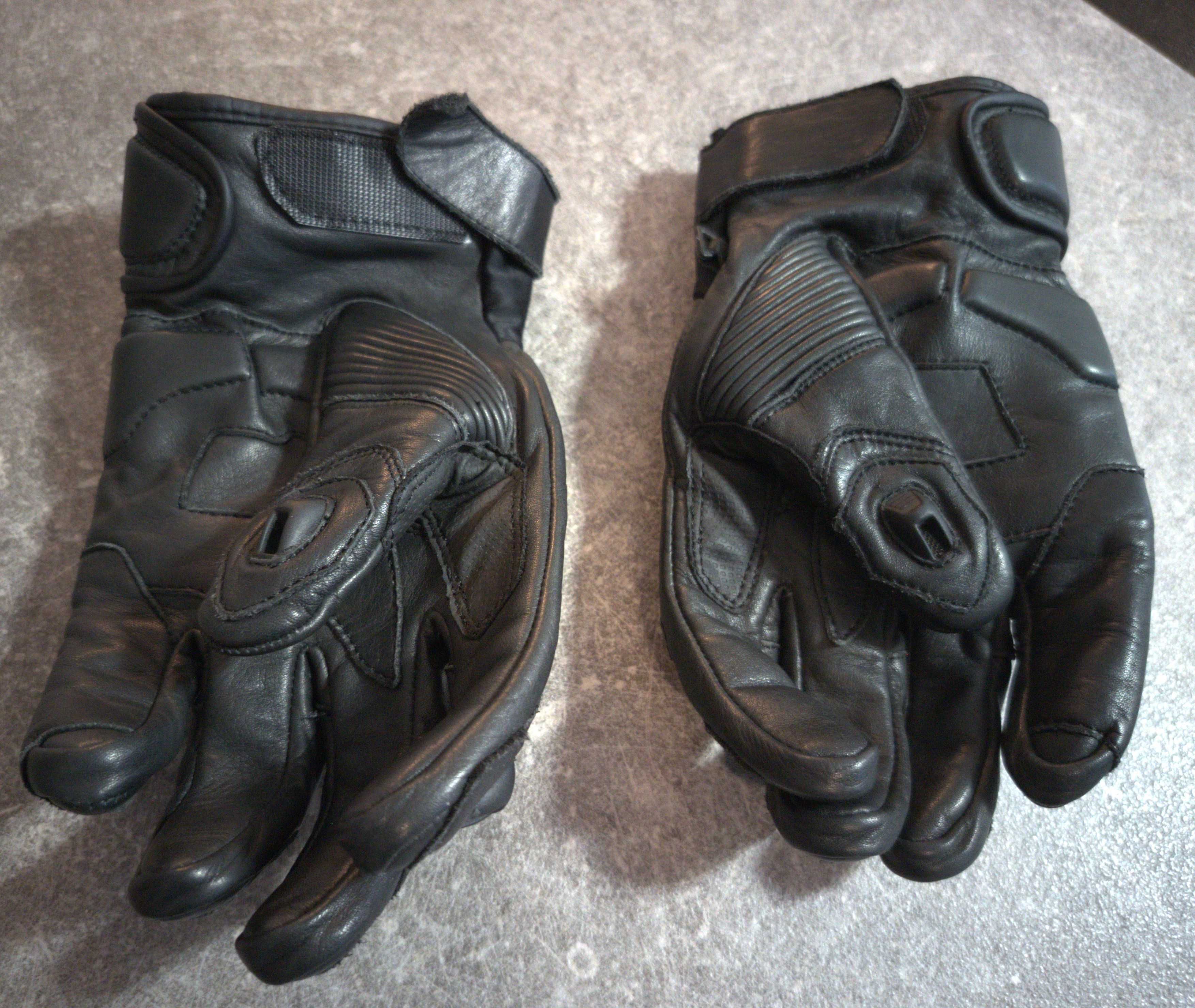 Vand manusi moto piele noi/nepurtate brand SM Racewear XL