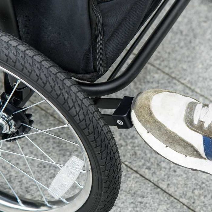 PawHut Кучешка количка за кучета, сгъваема