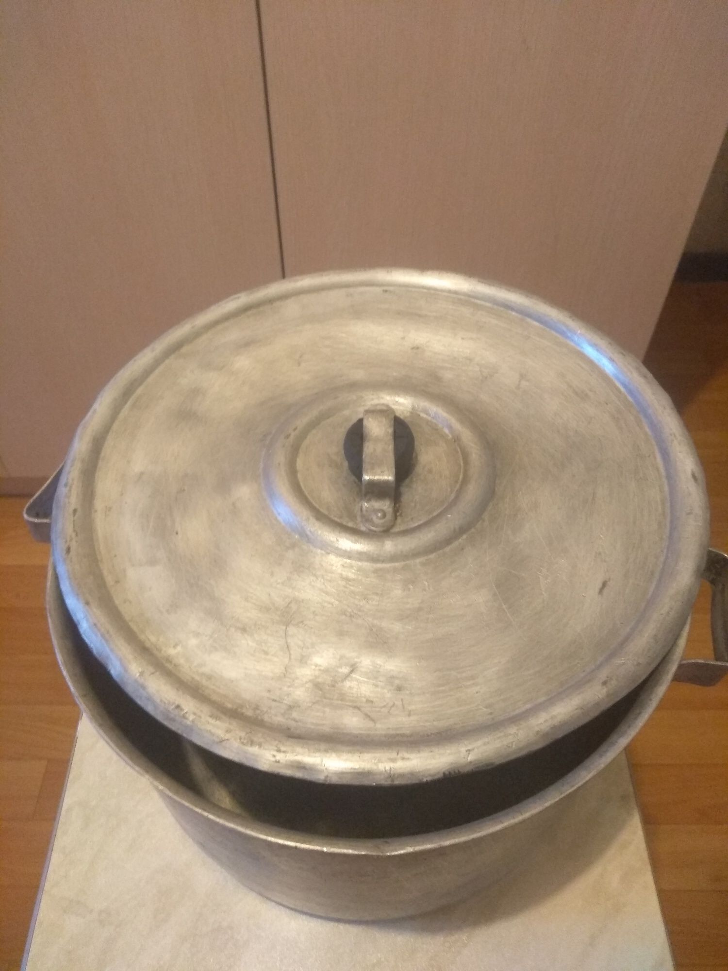 Алюминиевая кастрюля 10 литров Советская