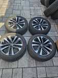 Jante originale VW r17 cu cauciucuri 4 seasons
