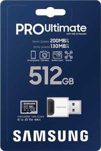 Новые карты памяти SAMSUNG PRO Ultimate Plus 128GB 256GB 512 GB