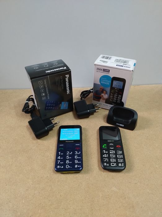 2 buc Telefon Seniori Panasonic si MaxCom ...