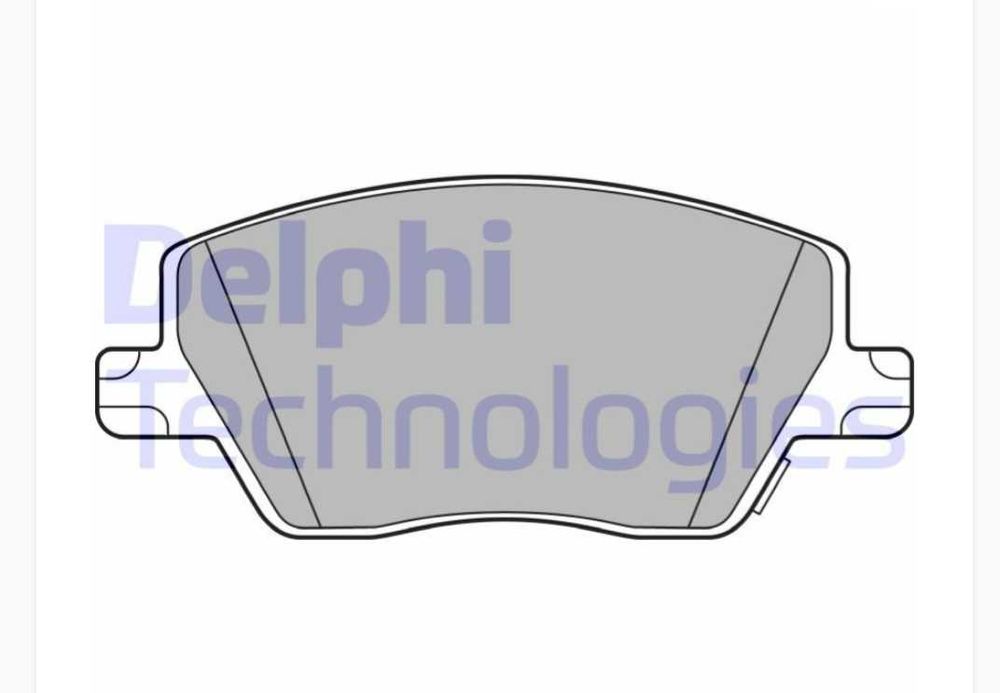 Накладки предна ос "DELPHI" за Фиат Типо 1.4 бензин, след 2016г.