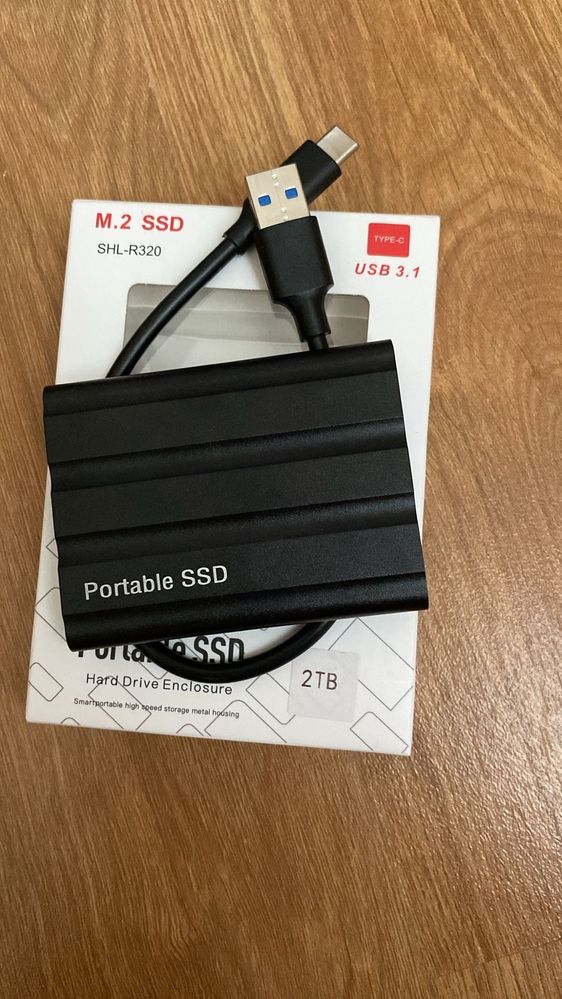 Нов преносим външен SSD Disk 2TB!PROMO