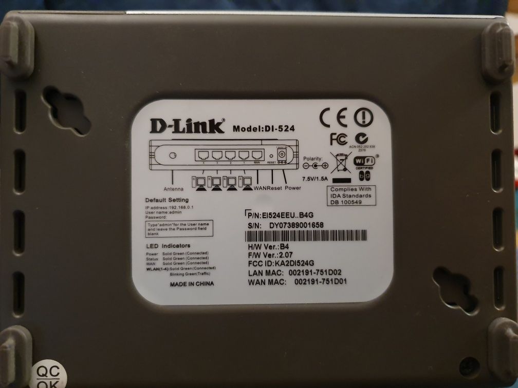 Router D-Link DI-524