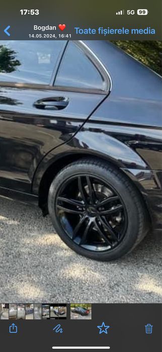 Vind jante Mercedes c220 în stare foarte buna , nu sunt zgîriate.