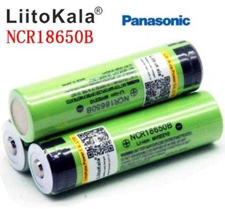 Наргиле Батерия NCR18650B Panasonic 18650 Liitokala Liion 3.7V 3400mAh