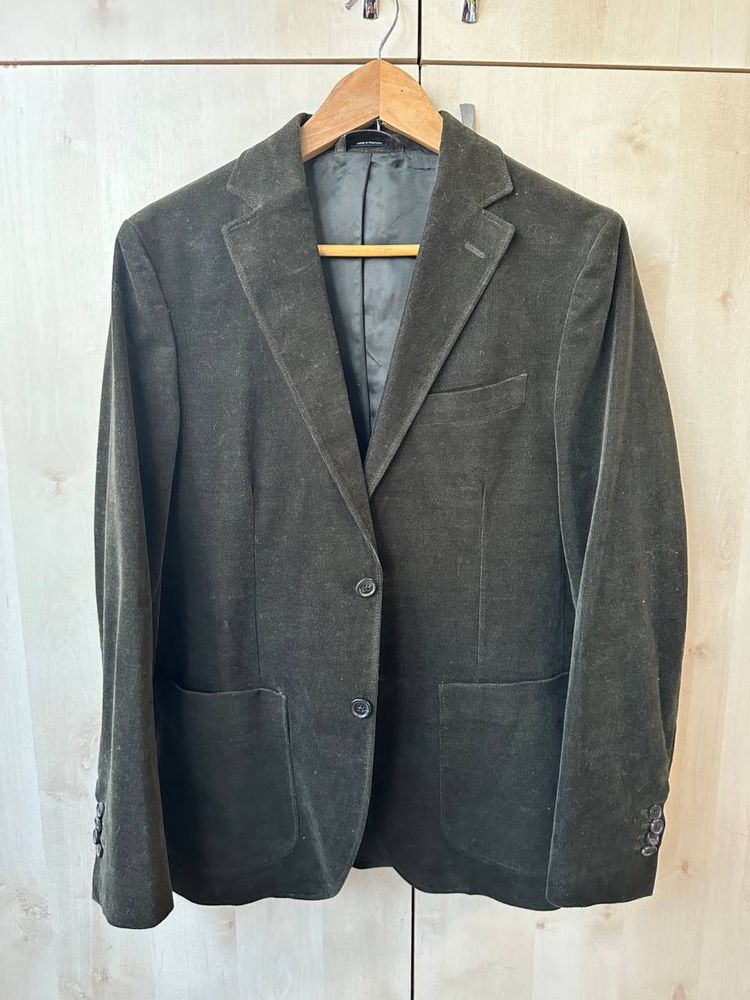 Новый вельветовый пиджак лимитированной коллекции «Massimo Dutti»