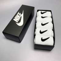 Носки Nike, коробка из 5шт(Белые).