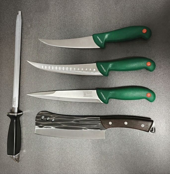 SET Cutite Macelarie 5 piese Germany Green