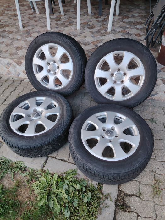 235/60 R18 Nokian M+S jante Originale Audi Q7 5x130 R18
