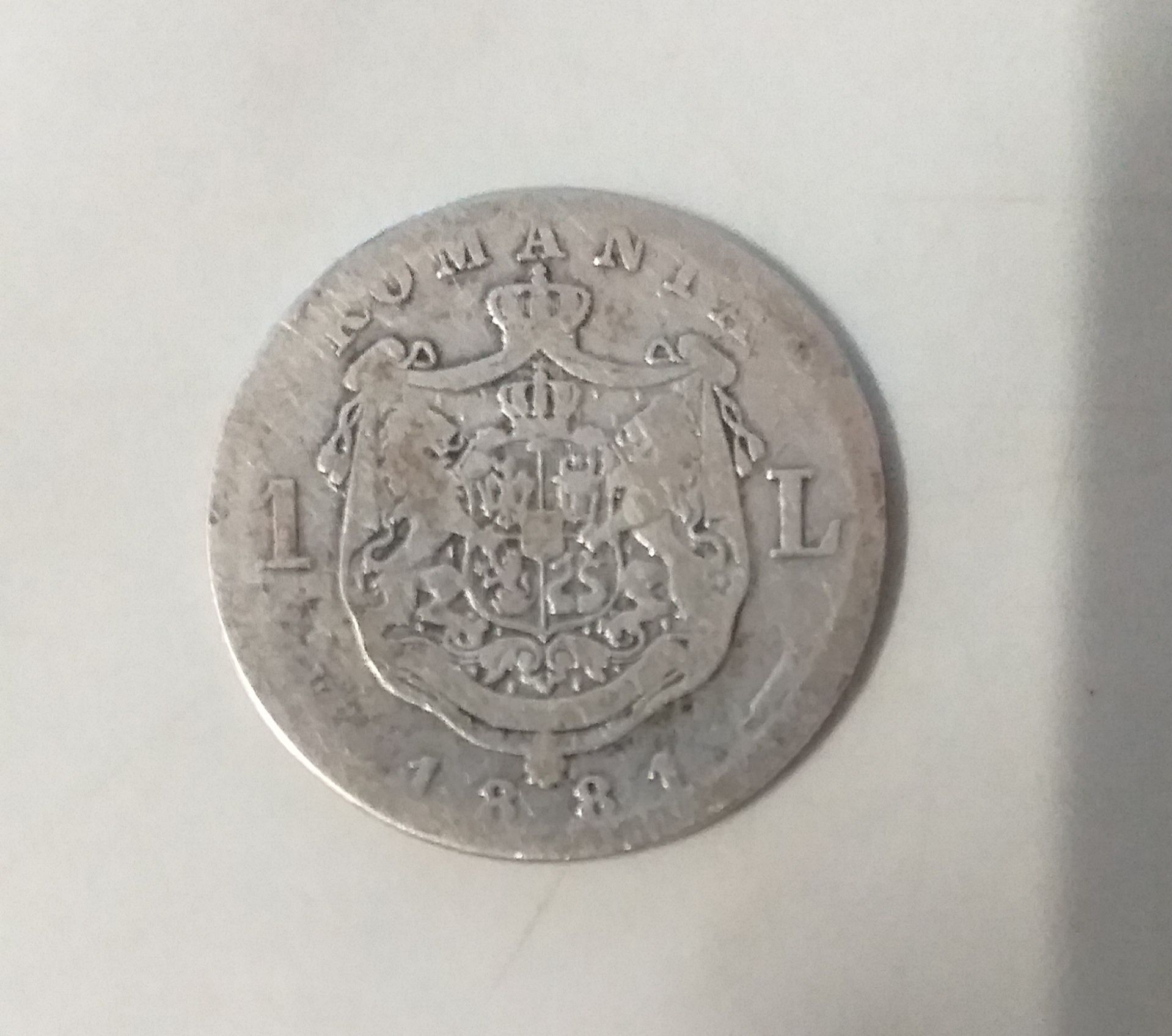 Vând monedă de argint, Carol I Domnul României din anul 1881