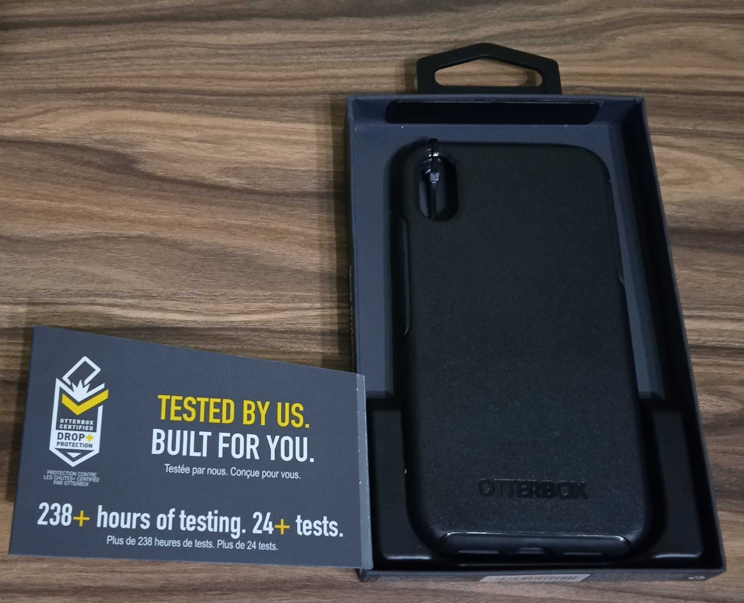 Твърд гръб OTTERBOX Symmetry Series Case  - Black за iPhone XR, Черен