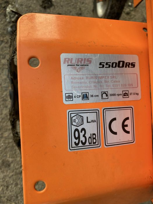 Vand motosapă Ruris