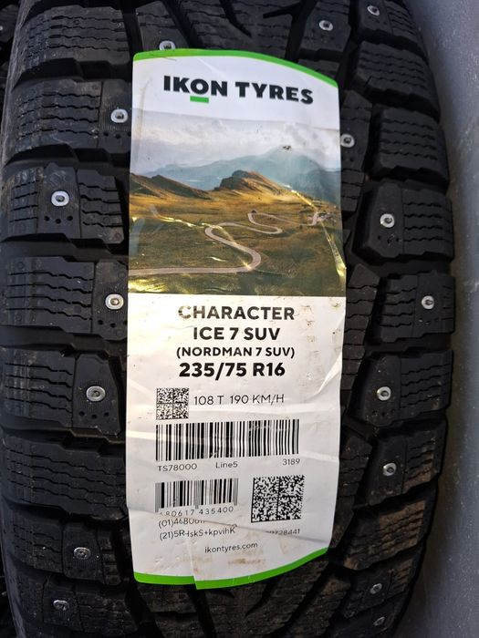 Продам новую резину Нокиан Характер