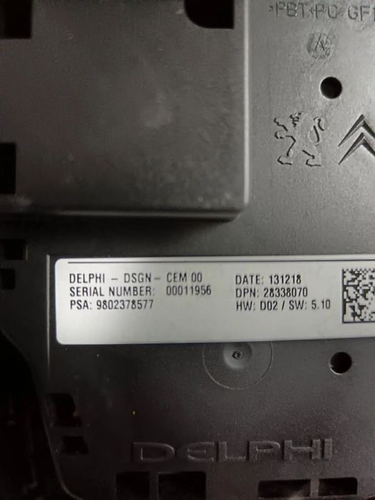 Consola centrala cu joystick multimedia peugeot 508 si butoane incalzire scaune 9802378577