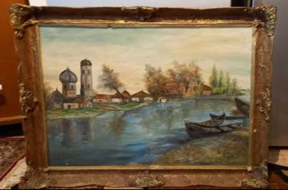 Pictura in ulei pe panza