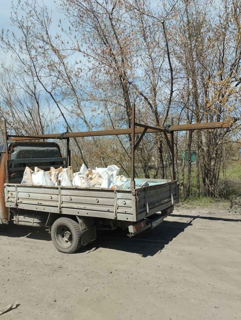 Баласт ,Песок , цемент,В мешках , доставка в любую точку Карганды