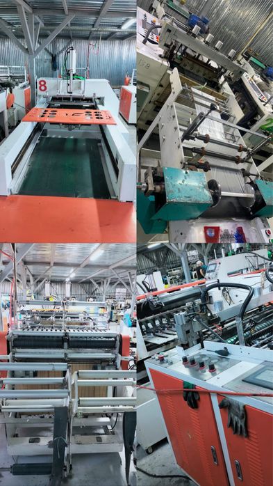 Станки для производства полиэтиленовых пакетов.