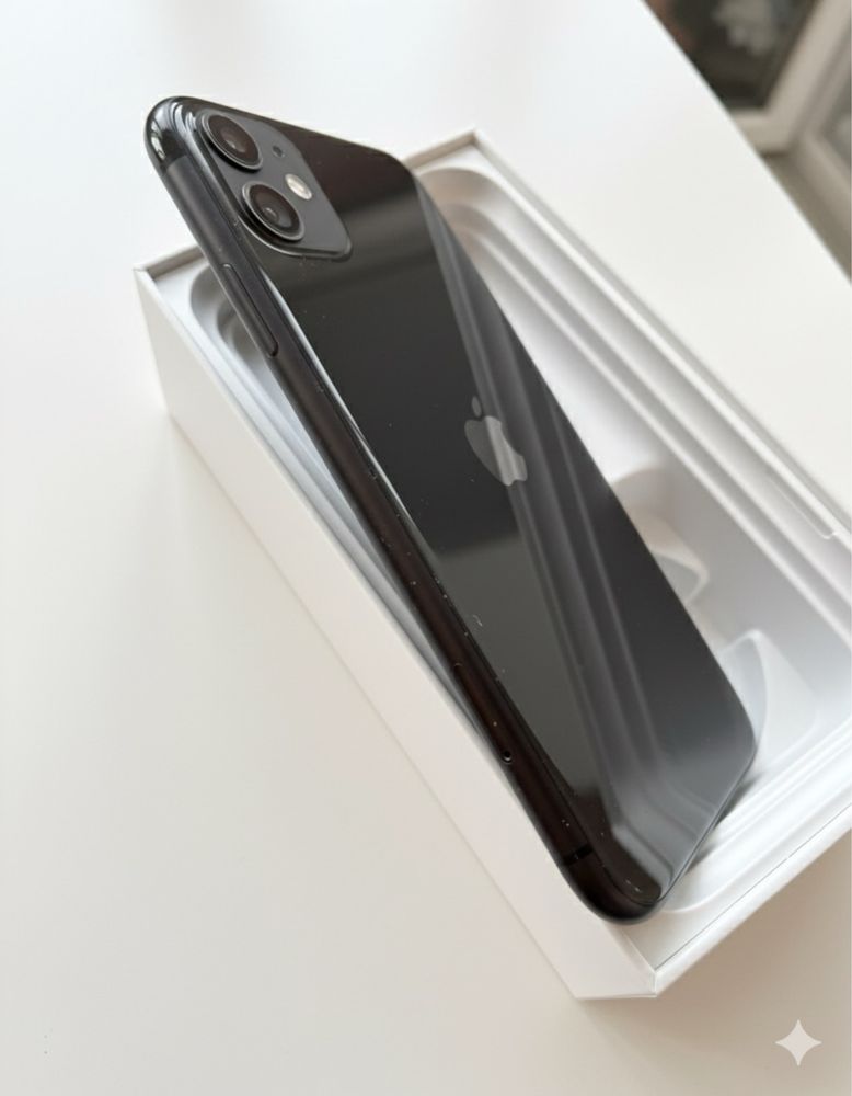 iPhone 11 Черен 64GB – Оригинална кутия и зарядно