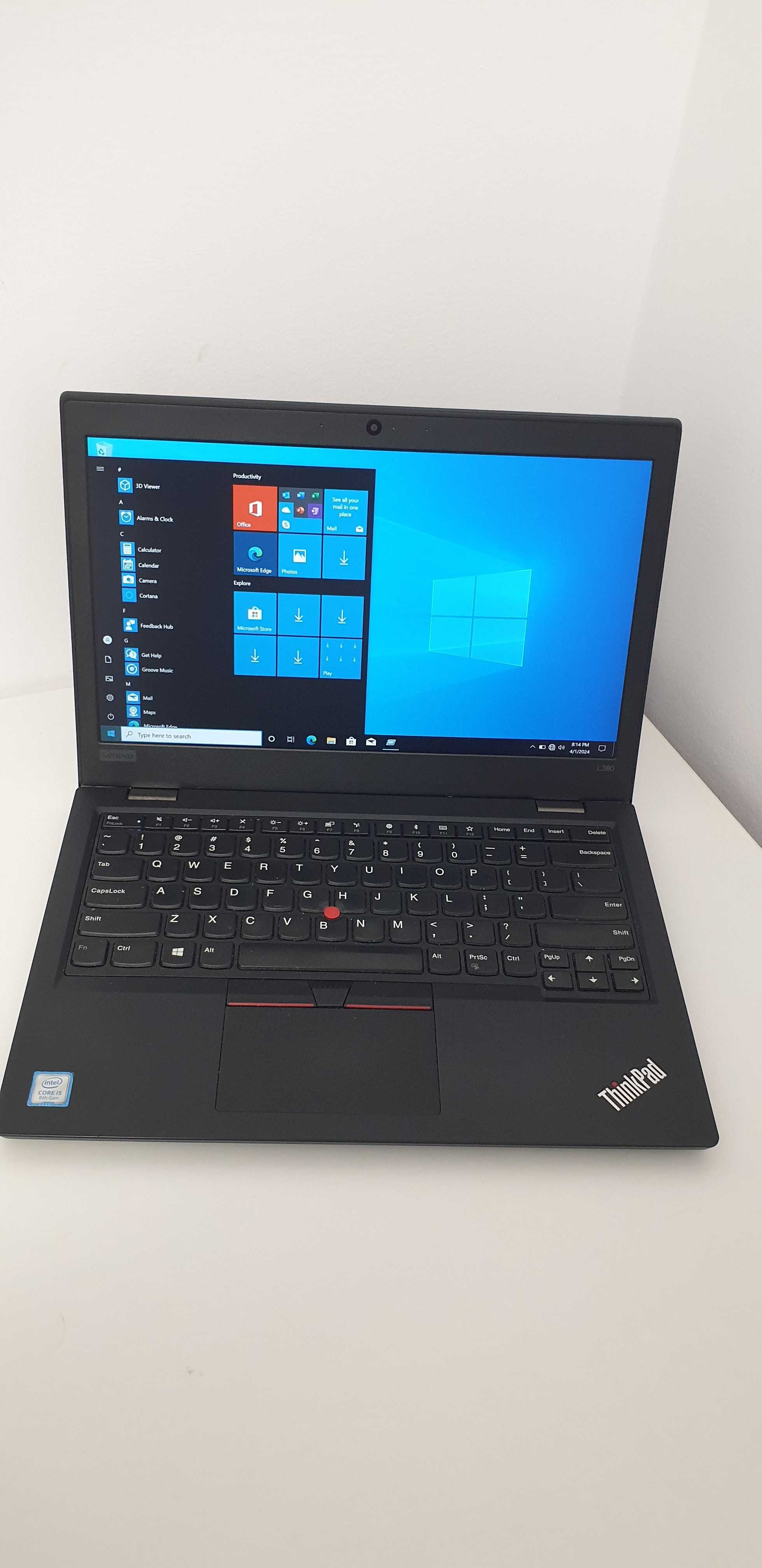 laptop lenovo thinkpad L380 13.3" i5 8250u 8gb ssd 256gb