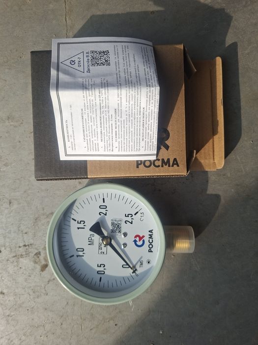 Манометр 2,5 мпа ёки 25 кг