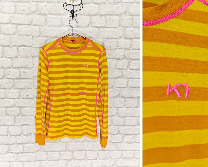 Kari Traa 100% Мериносова вълна дамска Термо фланелка размер М