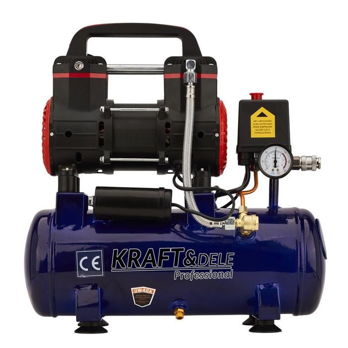 Compresor fara ulei silentios portabil , 9L / 1200W x 1 ,155/m KD2127