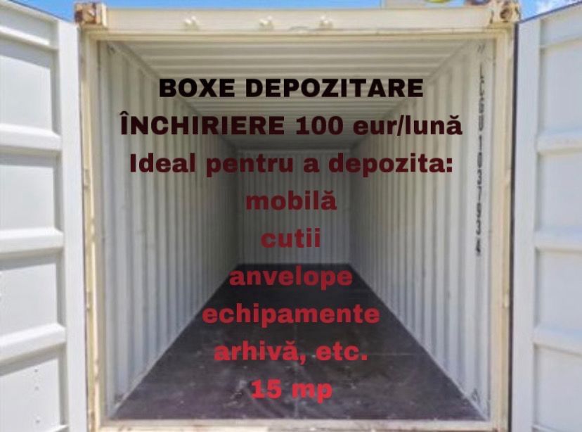Chirie - spatiu - boxe depozitare
