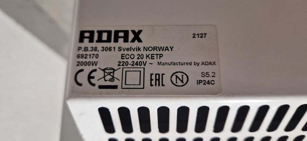 Adax 2000w Конвектор