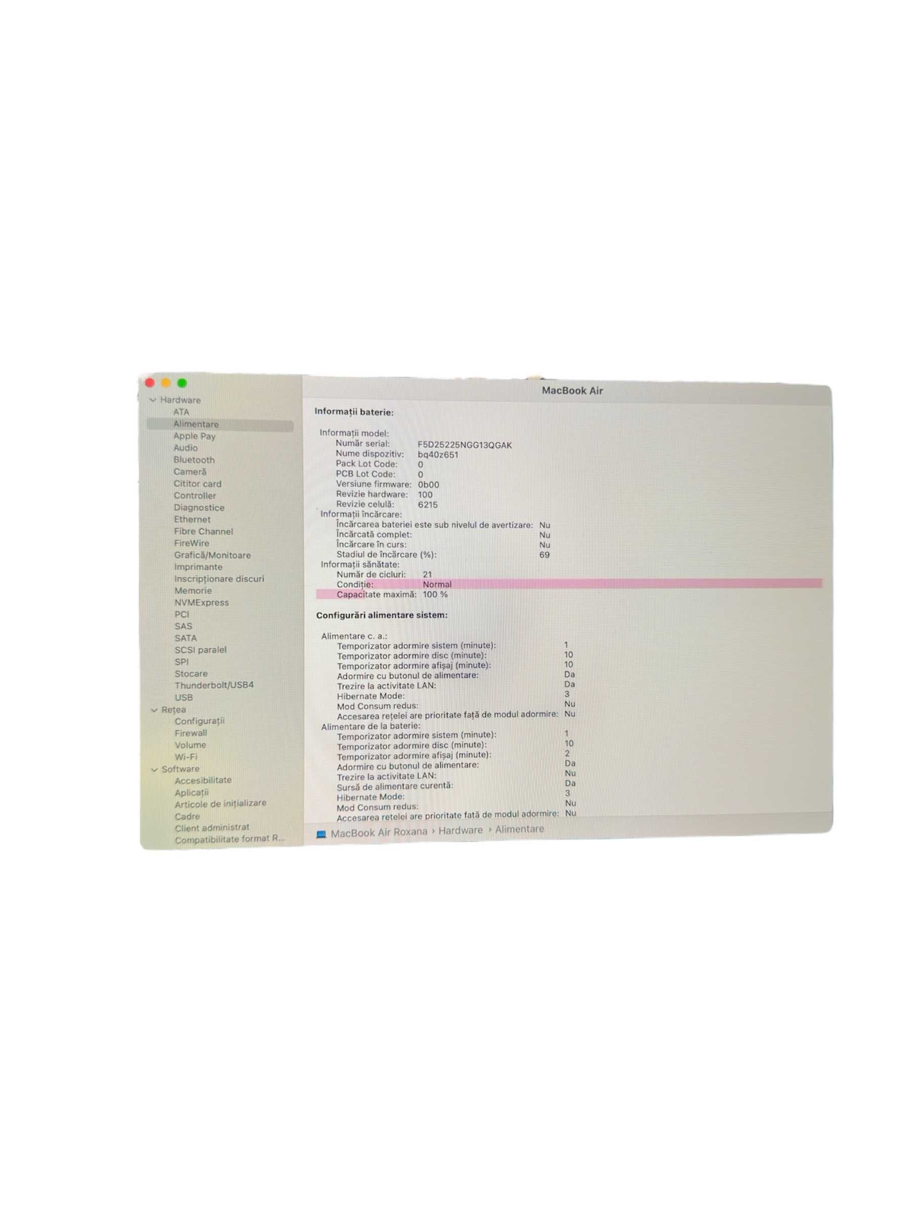 Macbook Air M2 - 256 GB / 21 Cicluri  - Cashbook Amanet Brasov