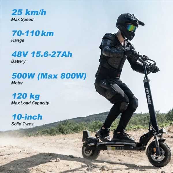 Trotinetă Electrică Pliabilă Hitway H9, 500 W, Noua,Sigilata,Garantie