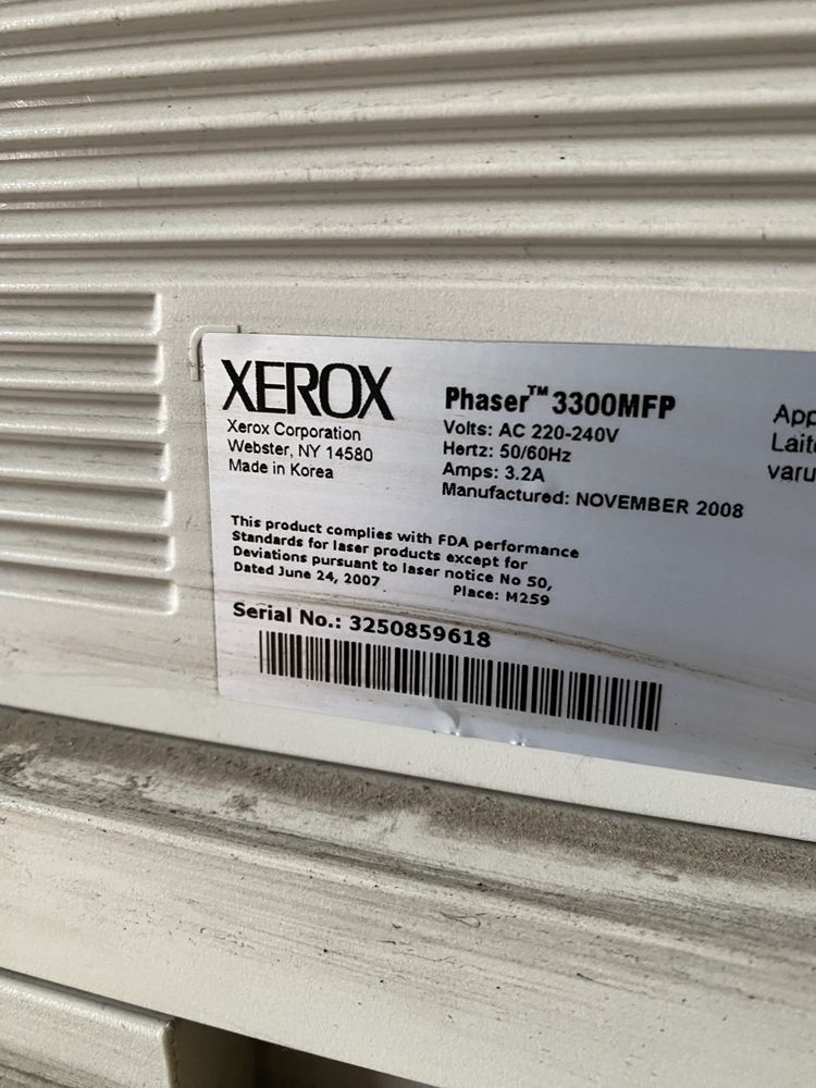 Принтер XEROX Phaser 3300 MFP
